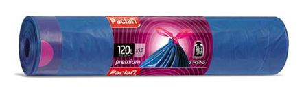 Pytle na odpad siln 120L 10ks se zatahovac rkou