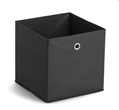 Zeller �lo�n� box, fl�sov�, �ern�, 32 x 32 x 32 cm