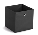 Zeller �lo�n� box, fl�sov�, �ern�, 32 x 32 x 32 cm