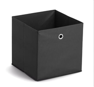 Zeller �lo�n� box, fl�sov�, �ern�, 32 x 32 x 32 cm