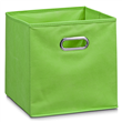 Zeller �lo�n� box, fl�sov�, zelen�, 28 x 28 x 28 cm