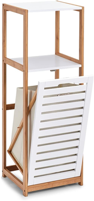 Regl s koem na prdlo, bambus/MDF, bl