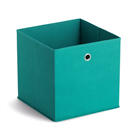 Zeller �lo�n� box, fl�sov�, petrol zelen�, 32 x 32 x 32 cm