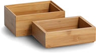 Sada lonch box, 2 kusy, bambus/HDF