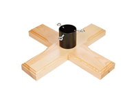 Stojan na vnon stromek, devn k 450 x 450 x 120 mm