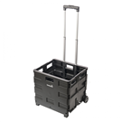 Skl�dac� p�epravn� voz�k s kole�ky, 45L, �ern�