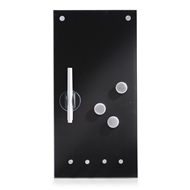 Zeller, Magnetick popisovac tabule, ern, 20x40x3 cm