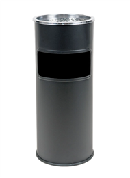 Odpadkov� ko� nerez, s popeln�kem, �ern�