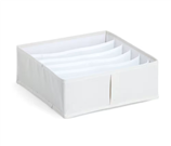 �lo�n� krabice, box l�tkov� se 6 p�ihr�dkami,, b�ov�, 30 x 30 x 11 cm