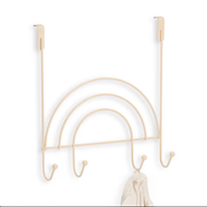 D�tsk� v��k na dve�e, se 4 h��ky, Duha, kovov�, b�ov�