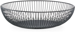 Kovový černý úložný koš nejen na ovoce Košík na ovoce Ø 28, kovový, černý