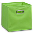 Zeller Úložný box, flísový, zelený, 32 x 32 x 32 cm