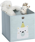 Dětský Úložný box Icebear, flísový, světle modrý