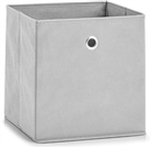 Zeller Úložný box, flísový, šedý, 28 x 28 x 28 cm
