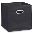 Zeller Úložný box, flísový, černý, 32 x 32 x 32 cm