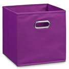 Zeller Úložný box, flísový, fialový, 32 x 32 x 32 cm
