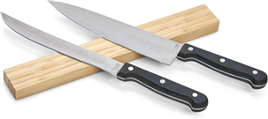 Nástěnná lišta na uchycení nožů, bambusová Magnetická lišta na nože, bambusová, 30cm