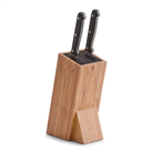 Bambusový držák na nože s plastovou štětinovou vložkou. Stojan na nože se štětinovou vložkou, bambusový