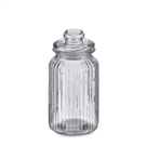 Dekorativní a praktická skleněná dóza s víčkem. Skleněná dóza „Nostalgie“, 1200 ml, s víkem