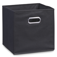 Zeller Úložný box, flísový, černý, 32 x 32 x 32 cm