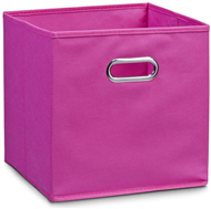 Zeller Úložný box, flísový, růžový, 32 x 32 x 32 cm