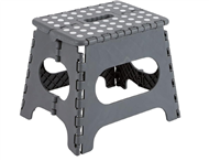 Skládací stolička One Step XL, schůdky 1 stupeň, tmavě šedá